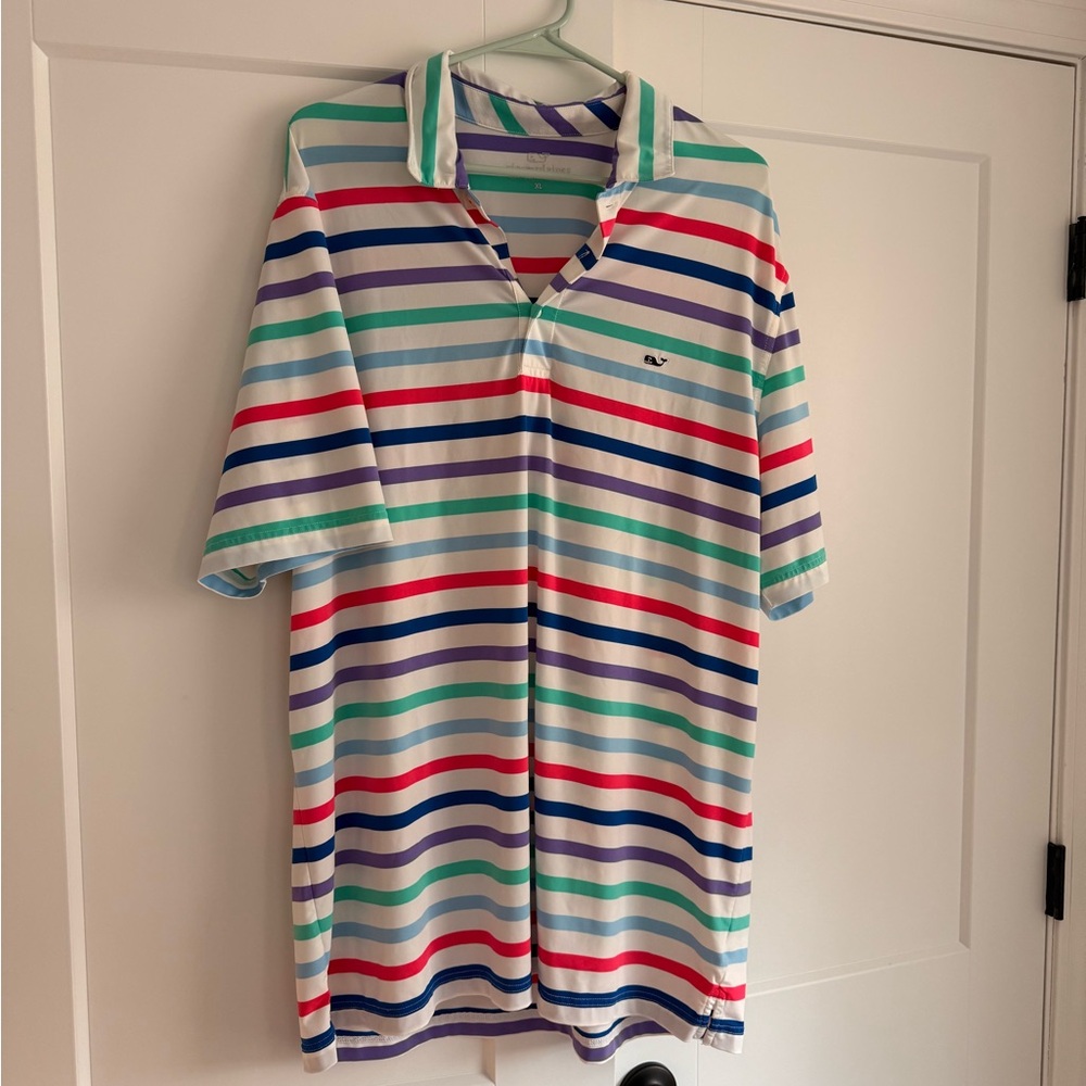 Vineyard Vines Striped Multicolor Polo Shirt